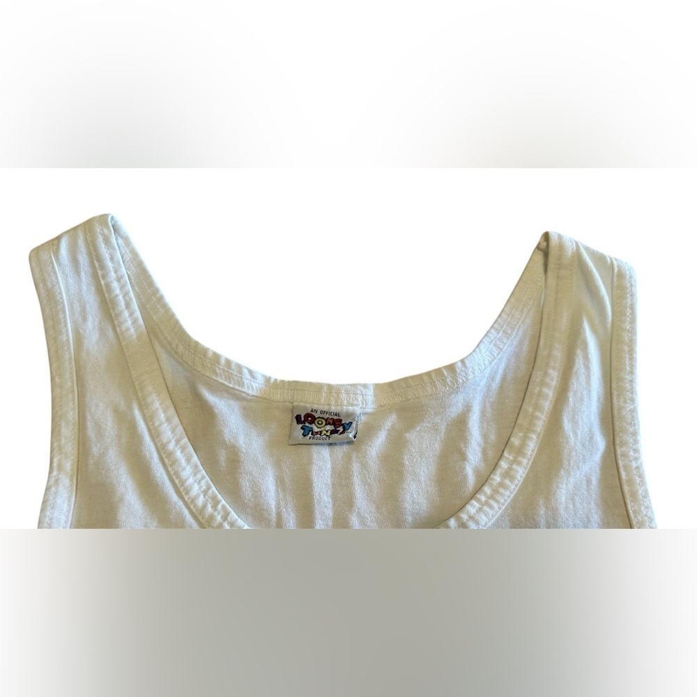 1997 Looney Tunes Tweety Bird Bay Patrol Tank Top Size L/XL - Picture 5 of 8